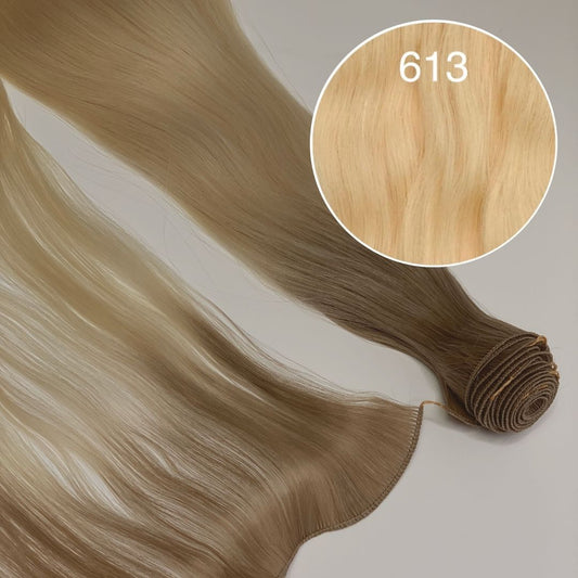 Hair Wefts Hand tied / Bundles Color 613  GVA hair_Luxury line.