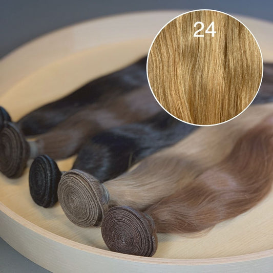Machine Wefts / Bundles Color 24 GVA hair_Luxury line.
