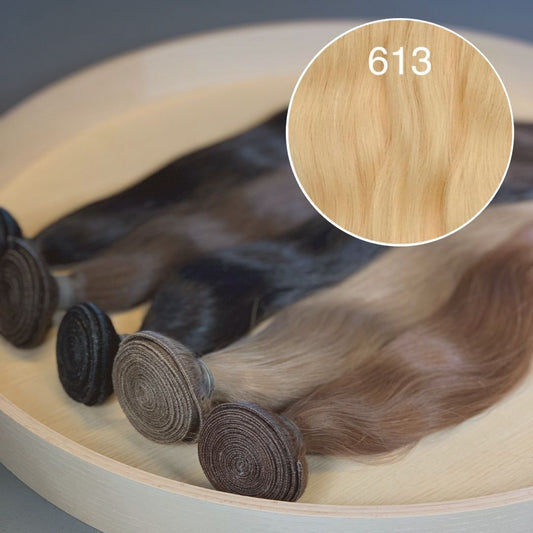 Machine Wefts / Bundles Color 613 GVA hair_Luxury line.