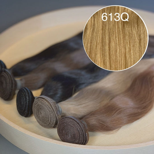 Machine Wefts / Bundles Color 613Q GVA hair_Luxury line.