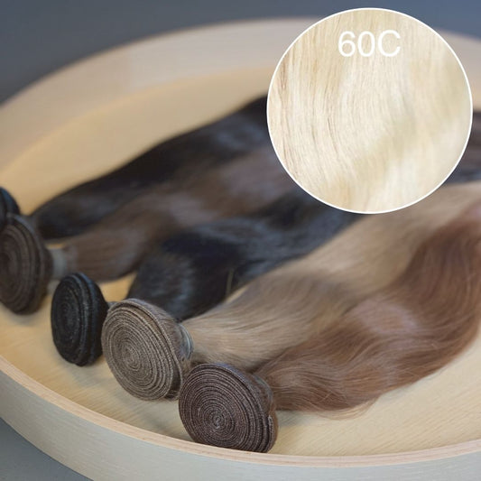 Machine Wefts / Bundles Color 60C GVA hair_Luxury line.